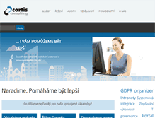 Tablet Screenshot of cortis.cz